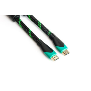 Видeo кабель PowerPlant   HDMI - HDMI, 3m, позолоченные коннекторы, 2.0V, Double ferrites, Highspeed