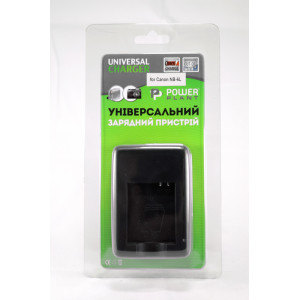 Зарядний пристрій PowerPlant Canon NB-6L, Samsung SLB-10A Slim
