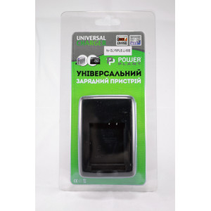 Зарядний пристрій PowerPlant Olympus Li-50B, NP-BK1, D-Li78, D-Li92, DB-80 Slim