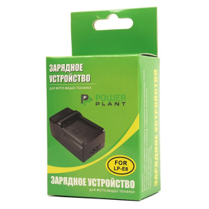 Зарядний пристрій PowerPlant Canon LP-E8 Slim