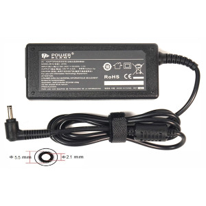 Блок живлення для ноутбуків PowerPlant ACER 220V, 19V 65W 3.42A (5.5*2.1)