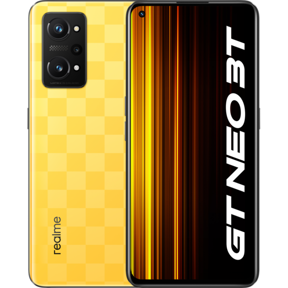 Смартфон realme GT Neo 3T 5G 8/128GB Dash Yellow (EU)