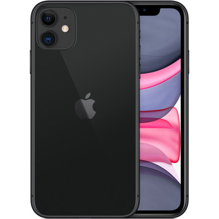 Смартфон Apple iPhone 11 128GB black (MWLE2)