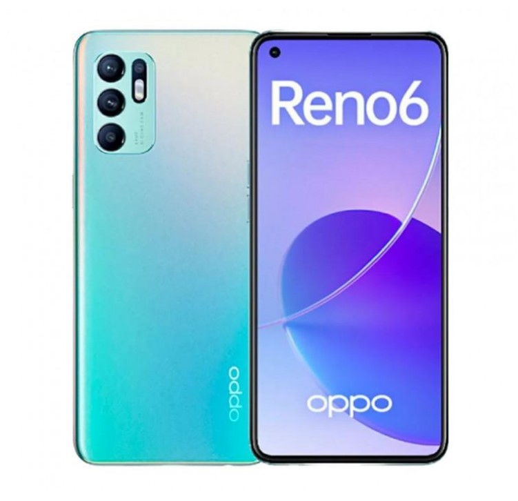 Смартфон OPPO Reno6 5G 8/128GB Arctic Blue (EU)