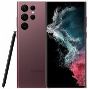 Смартфон Samsung Galaxy S22 Ultra 12/256GB Burgundy (SM-S908BDRG) UA
