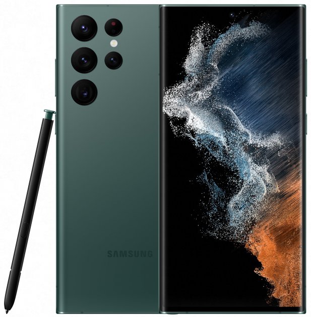 Смартфон Samsung Galaxy S22 Ultra 12/256GB Green (SM-S908BZGG)