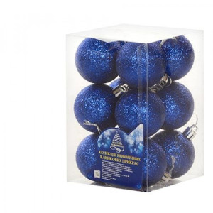 Набор елочных шаров NewYEAR 8104-4 (blue)