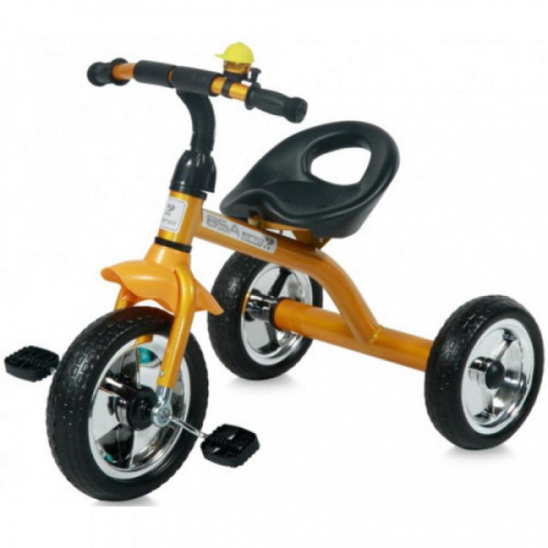 Детский трехколесный велосипед Bertoni Lorelli A28 golden/black