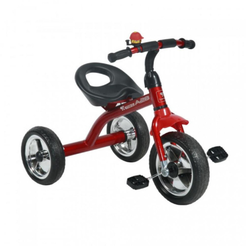 Дитячий триколісний велосипед Bertoni Lorelli A28 red/black