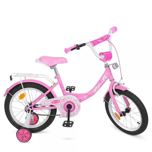 Дитячий двоколісний велосипед Profi Y1611 Princess (pink)