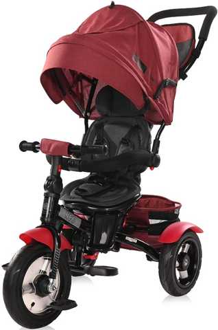 Детский трехколесный велосипед Lorelli Neo Air red/black luxe