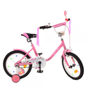 Дитячий двоколісний велосипед Profi Y1881 Flower (pink)