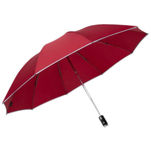 Зонт складной автоматический с фонариком Zuodu (ZD002-LED) Red