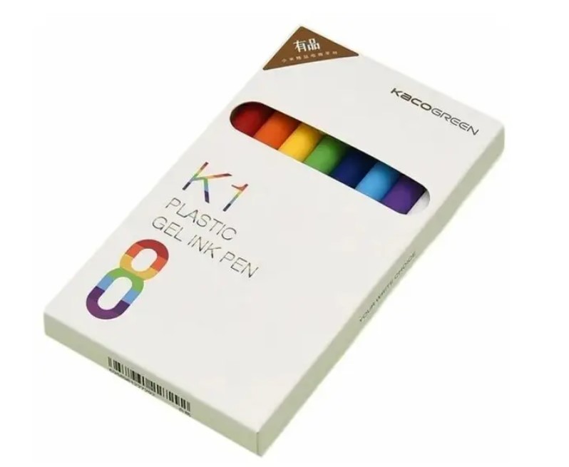 Набор гелевых ручек Xiaomi KACO K1 Candy Color Multicolor Black Gel Ink Pen (8 шт) Набор гелевых ручек Xiaomi KACO K1 Candy Color Multicolor Black Gel Ink Pen (8 шт)