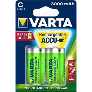 Акумулятор Varta C 3000mAh NiMh 2шт POWER ACCU (56714101402) Акумулятор Varta C 3000mAh NiMh 2шт POWER ACCU (56714101402)
