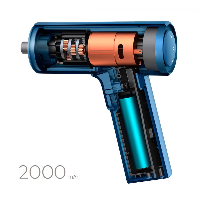 Електровикрутка HOTO Electric Screwdriver Gun QWLSD008 Blue