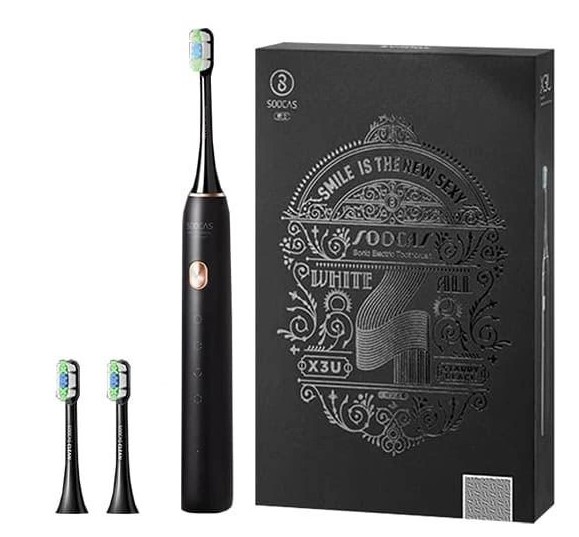 Електрична зубна щітка SOOCAS Sonic Electric Toothbrush Facial X3U Black Limited Edition 
