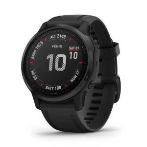 Спортивные часы Garmin Fenix 6S Pro Black With Black Band (010-02159-14/010-02159-13)