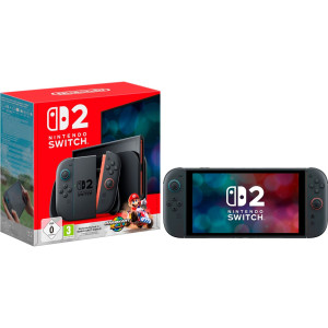Портативна ігрова приставка Nintendo Switch 2 Black Mario Kart World Bundle